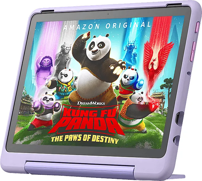 Das neue Fire HD 10 Kids Pro-Tablet – für Kinder ab dem Grundschulalter | Mit 10-Zoll-Display, langer Akkulaufzeit, Kindersicherung und dünner Hülle | Version 2023, 32 GB, Happy-Day-Design