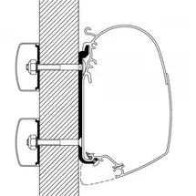 Thule Flachadapter 40 cm für Markise Serie 5