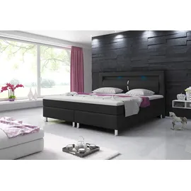 IHG Boxspringbett Milano ca.180x200 cm - Schwarz