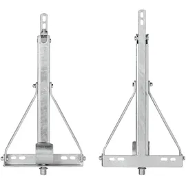 PRO PLUS Höhenverstellbare Nivellierstützen 2 Stück für Anhänger 450 kg