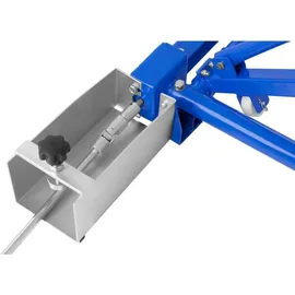 MSW Hebebühne Gummi, Stahl 1.500 kg blau
