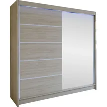 Mirjan24 Schiebetürenschrank Talin III 2-türig 200 x 210 x 60 cm Beige