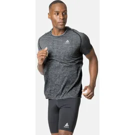 Odlo Essential Seamless Kurzarm Laufshirt, Grey Melange, S