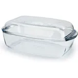 Pyrex Glasbräter Auflaufform Oval 7 L Transparent