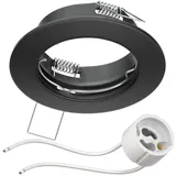 ledscom.de FERE Einbaurahmen 2er Pack schwarz matt