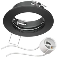 ledscom.de FERE Einbaurahmen 2er Pack schwarz matt