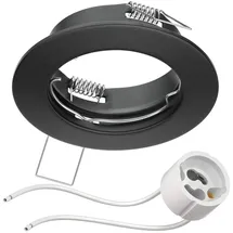 ledscom.de FERE Einbaurahmen 2er Pack schwarz matt