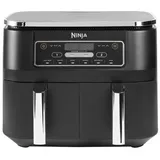 Ninja AF300 Doppel-Heißluftfritteuse, schwarz, 7,6 L