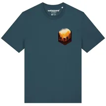 wat? APPAREL T-Shirt Hiking in the mountains in Petrol | Gr.: 56