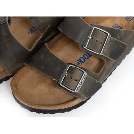 Birkenstock Arizona Weichbettung Nubukleder geölt faded khaki 46