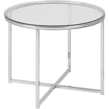 Actona Livetastic Beistelltisch, Klar Glas 55x45x55 cm