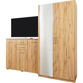 Priess Lindau 123 x 103 x 38 cm Beige / Braun