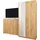 Priess Lindau 123 x 103 x 38 cm Beige / Braun