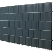 Floraworld Sichtschutzstreifen 20,5 x 0,19 m Anthrazit