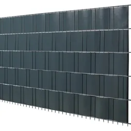 Floraworld Sichtschutzstreifen 20,5 x 0,19 m Anthrazit
