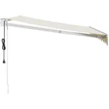 vidaXL Markise elektrisch 350 x 250 cm creme