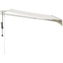 vidaXL Markise elektrisch 350 x 250 cm creme