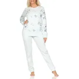 normann Interlock Pyjama Blau 48/50