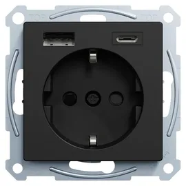 Merten USB-Steckdose 1 St. Schwarz