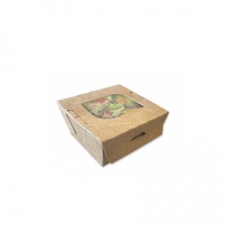 500 Stk. Kraftsalatschüssel mit Fenster (400cc) Ref EG0019