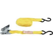 CORNAT Spanngurt 5 m x 25 mm mit Ratsche und 2 Haken