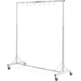 Vevor Lackierständer, 1,5 - 2,1 m höhenverstellbar, 30 kg Tragkraft, Lackierständer für Autos, Lackiertrocknerständer mit 8 Haken und 4 Schwenkrädern, Karosserieständer für Autowerkstätten und Garagen