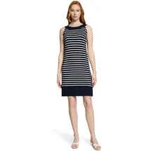Betty Barclay Sommerkleid Dunkelblau/Weiß 48