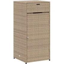 vidaXL Gartenschrank 55 x 55 x 111 cm Beige