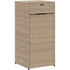 vidaXL Gartenschrank 55 x 55 x 111 cm Beige