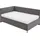 Meise Möbel Jugendbett COOL II 100 x 210 cm Holz massiv grau