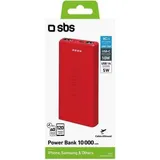 SBS TTBB10000FASTR 10.000 mAh - Red Powerbank (Akku) - 10000 mAh