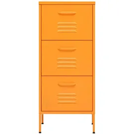 vidaXL Lagerschrank 42,5 x 35 x 101,5 cm gelb