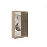 altdecor Kleiderschrank Vilan 120 x 215 x 61 cm Sonoma Eiche