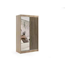 altdecor Kleiderschrank Vilan 120 x 215 x 61 cm Sonoma Eiche