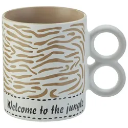 Peill+Putzler Kaffeebecher  Wildnis ¦ braun ¦ Porzellan ¦ Maße (cm): H: 9,5  Ø: 8.0