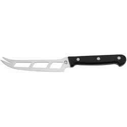 METRO Professional Käsemesser für Weichkäse, Edelstahl, Klingenlänge 116,5 mm, schwarz