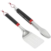 Weber Grillbesteck 2-teilig Edelstahl/Schwarz