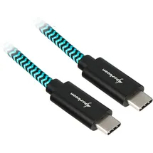 Sharkoon USB 3.2 Gen 2 Kabel, USB-C Stecker > USB-C Stecker - Strom/Netzteil - - Di