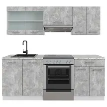 Vicco R-Line, Küchenzeile KÜCHENBLOCK EINBAU Beton