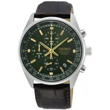 Seiko SSB385P1 Chronograph Herrenuhr mit Lederband