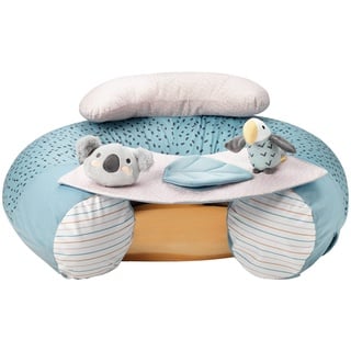 Nuby - Animal Adventures Sit-Me-Up Baby Sitz – Aufblasbarer Bodensitz für Baby zum Spielen und Sitzen - Abnehmbares Tablett - Maschinenwaschbar - 6+ Monate