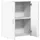 vidaXL Aktenschrank 60 x 32 x 77,5 cm Weiß