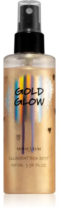 Miraculum Girls Collection Gold Glow aufhellender Nebel Für Gesicht und Körper mit Glitzerteilchen 100 ml