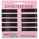 Efalock Professional Efalock Duchesse Haarklemmen, 7 cm, schwarz, 100 Stück