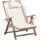 vidaXL Gartenstuhl 71,5 x 93,5 x 91 cm weiß klappbar