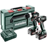 Metabo SBLTBL+SSDLT200BL -Akku-Schlagbohrschrauber, Akku-Schlagschrauber inkl. Akku, inkl. Ladegerät
