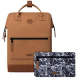 Cabaia Adventurer Vegan Nubuck Backpack L Braun