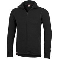 Woolpower Full Zip Jacket 400 Wolljacke schwarz, Größe M