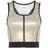 LASCANA Crop-Top Gold/Weiß XS