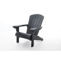 KETER Alpine Adirondack Gartenstuhl - 81x80x96,5cm - Anthrazit - Keter
